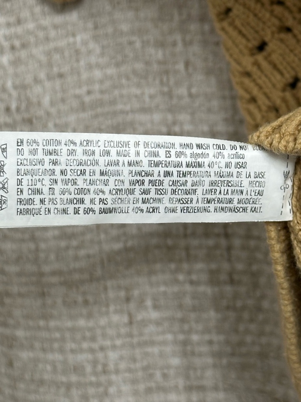 Tuckernuck Hyacinth House Short Sleeve Alice Sweater Cardigan Tan XS Cottagecore - Picture 11 of 11